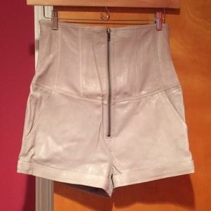 Rock & Republic leather shorts